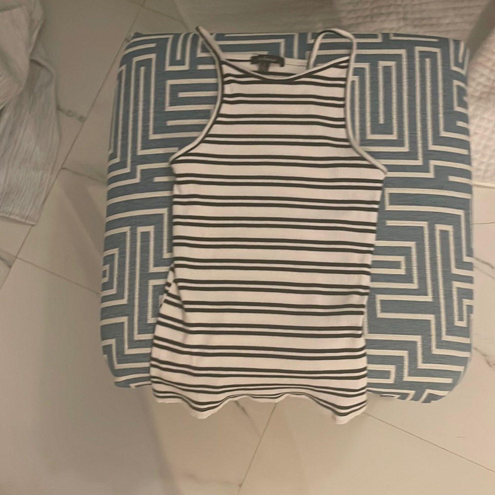 A striped tank top